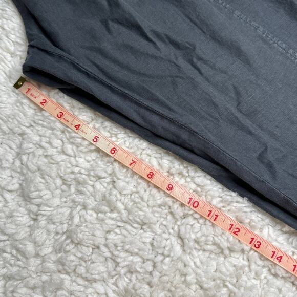 Eileen Fisher 100% Organic Linen Black Cropped Pullon Elastic Waist Pants Petite - Picture 8 of 9